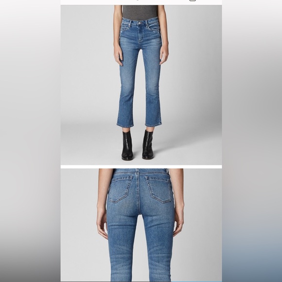 BLANK NYC - THE VANDAM in Dance-off High-rise kick flare medium indigo wash 25 - Picture 3 of 6